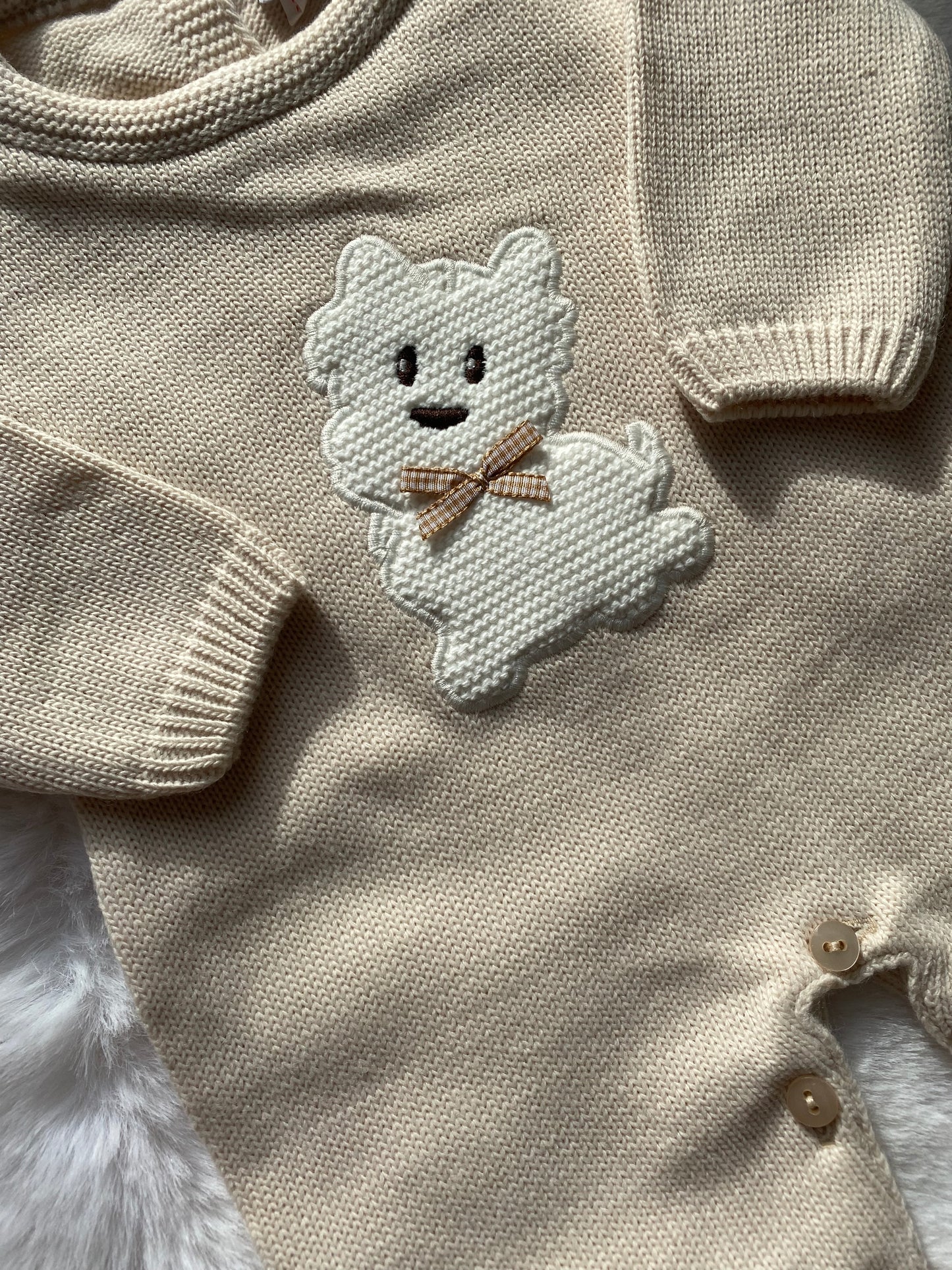 Scotty Dog Knitted Onesie