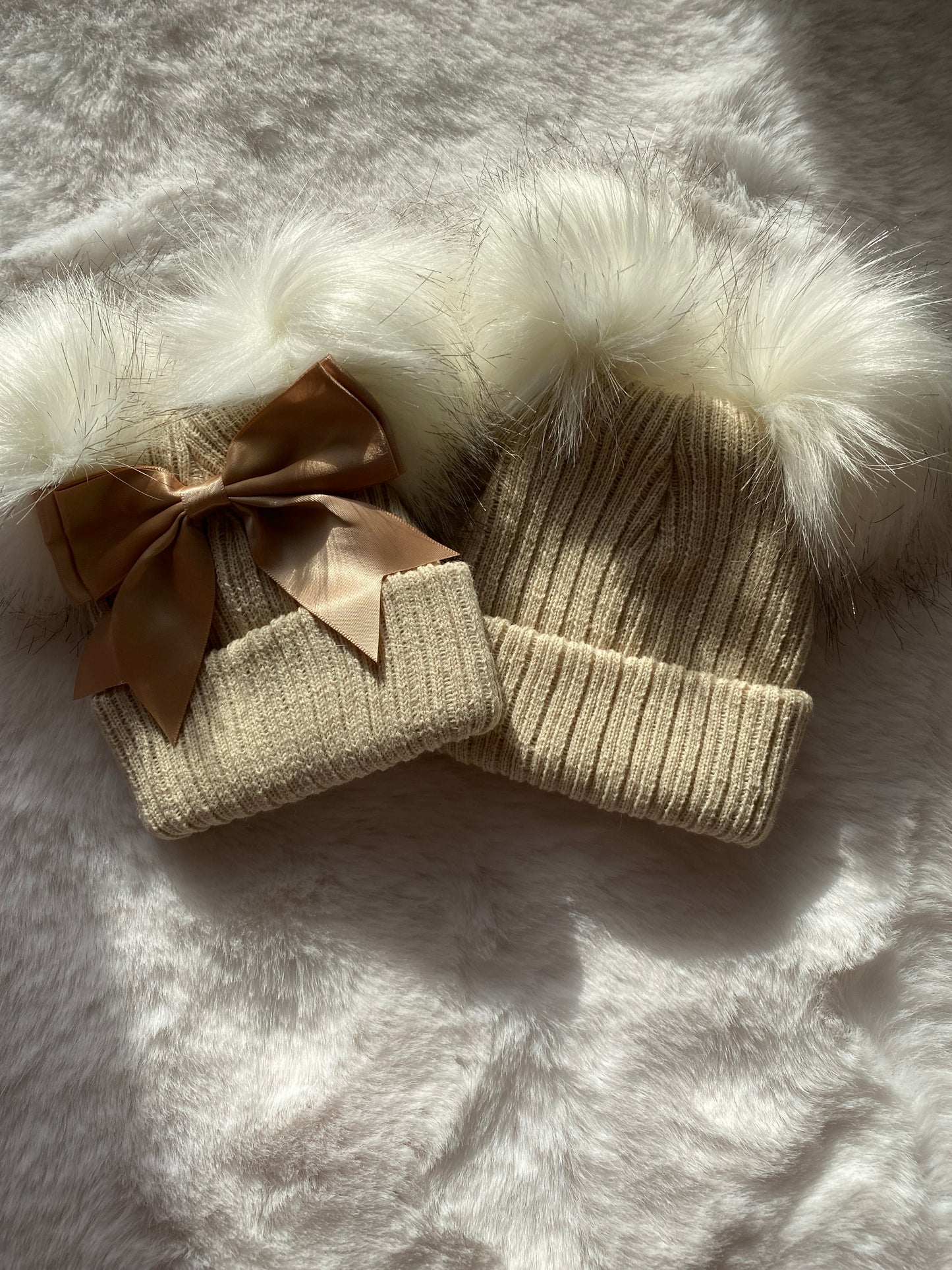 Beige Winter Hat