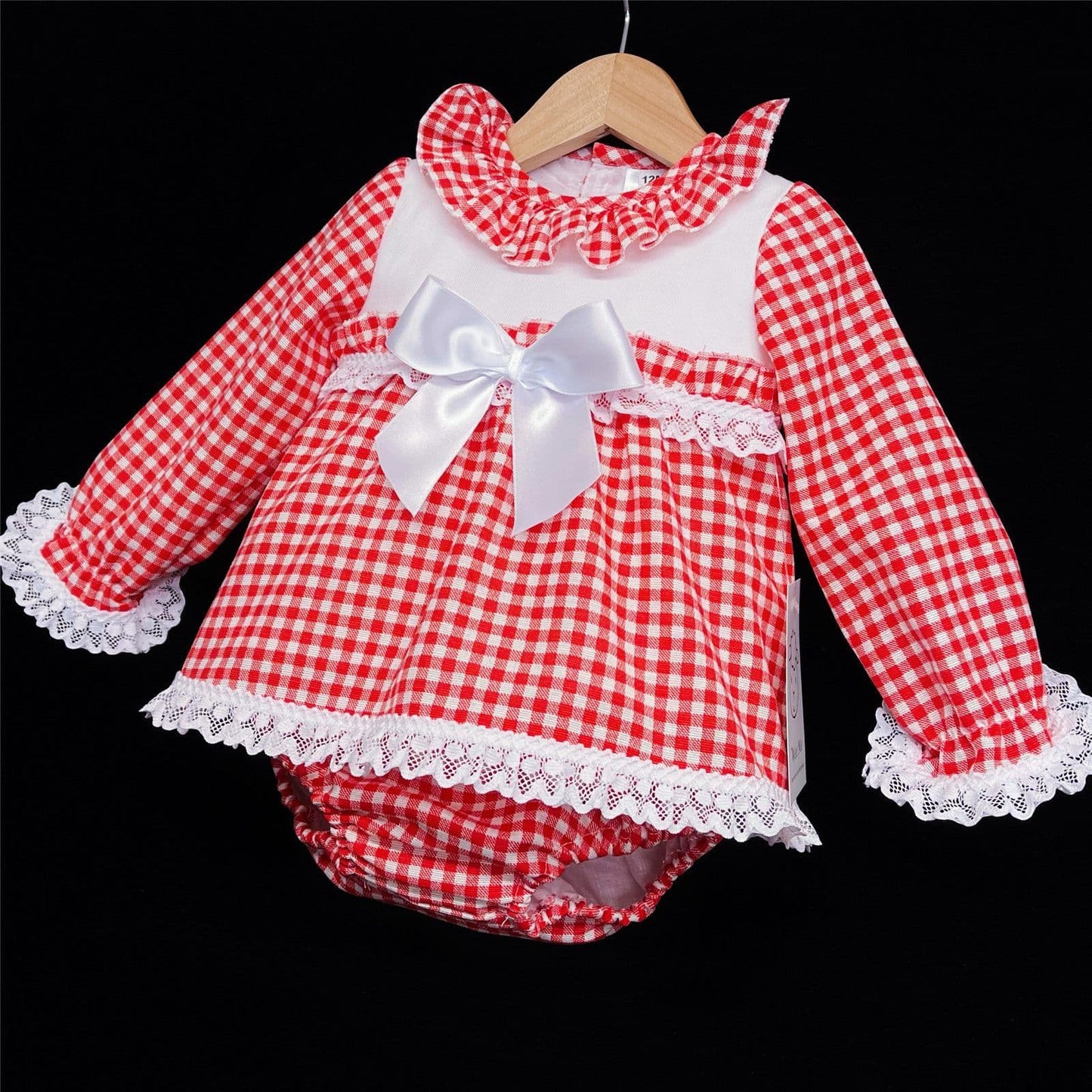 Red Gingham Two Piece Set