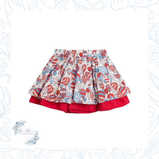Balloon Printed Skirt