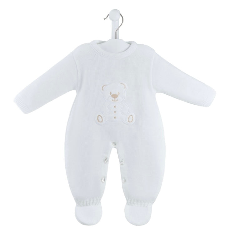 Teddy Bear Knitted Romper