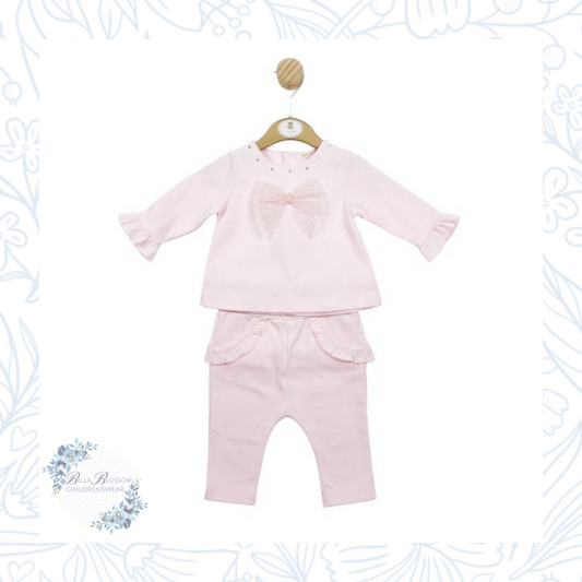 Mintini Sparkle Bow Top & Trousers