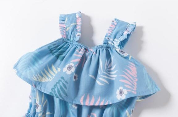 Flower Print Jumpsuit