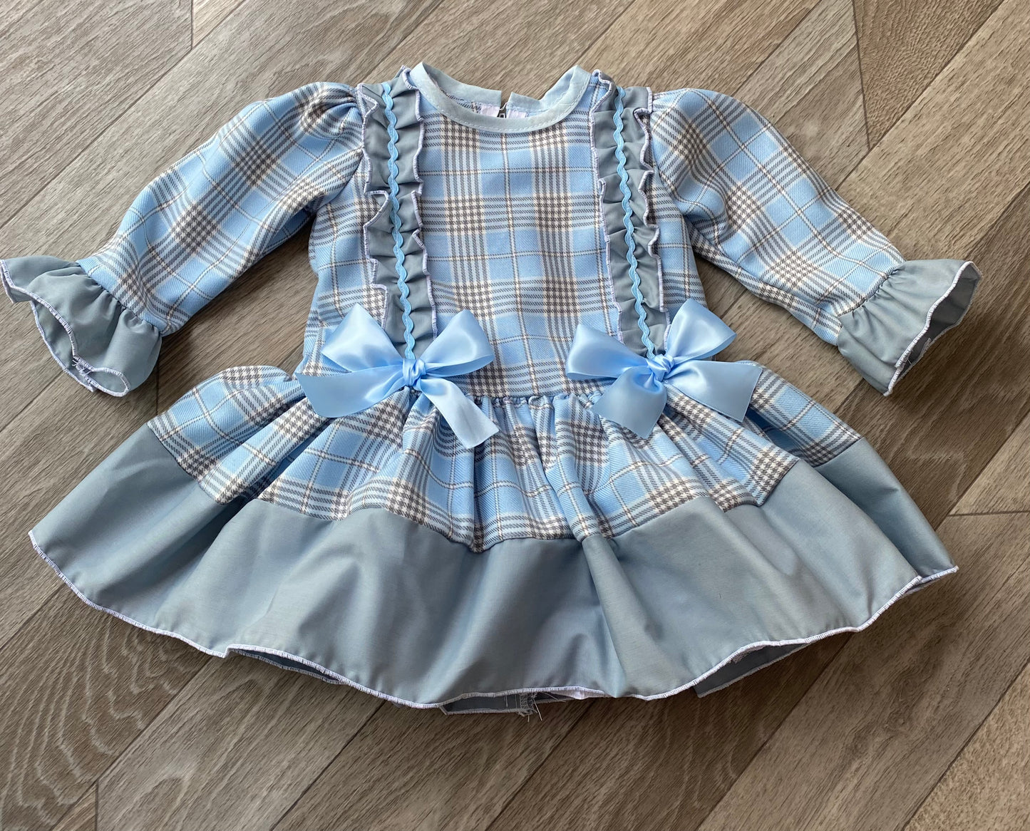 Blue Frill Dress