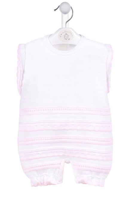 Pointelle Knitted Romper