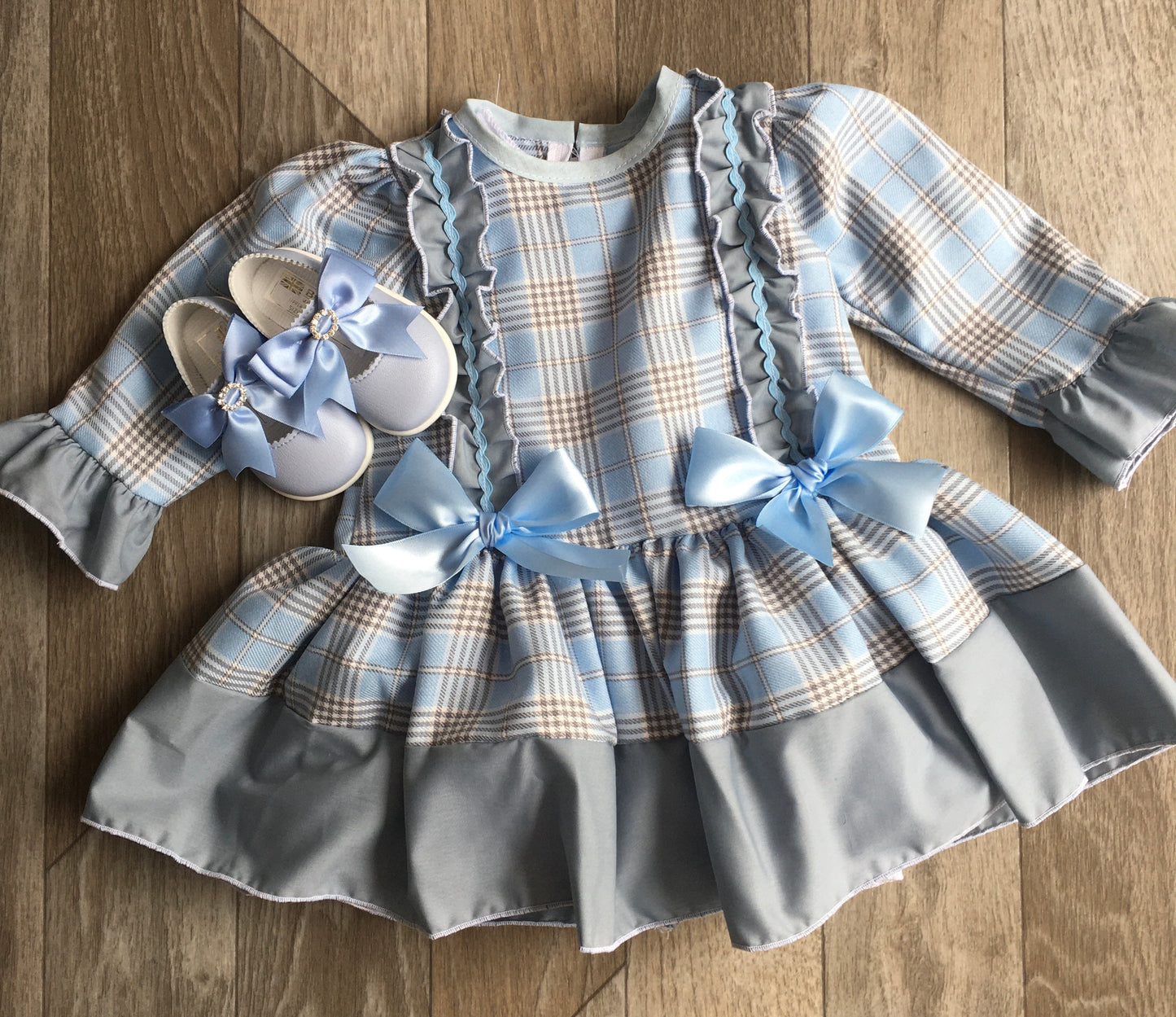 Blue Frill Dress