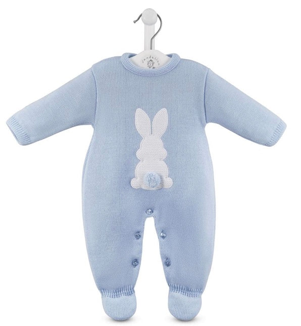 Blue Bobtail Bunny Onesie
