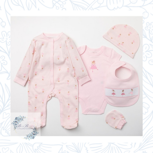 Fairy Ballerina Gift Set For Baby Girl - 6 Piece
