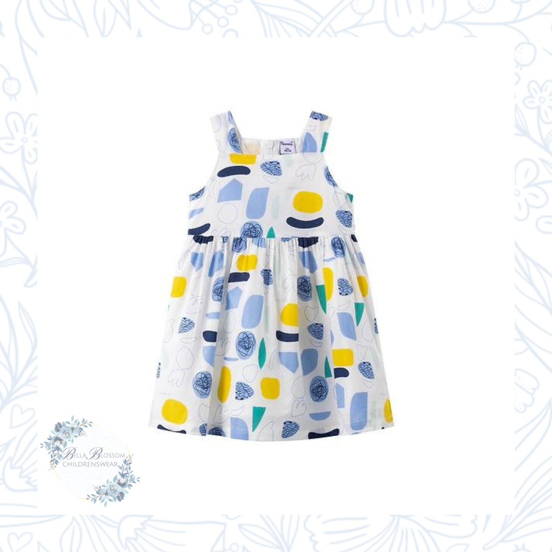 Children's Fun Print Strap Dress