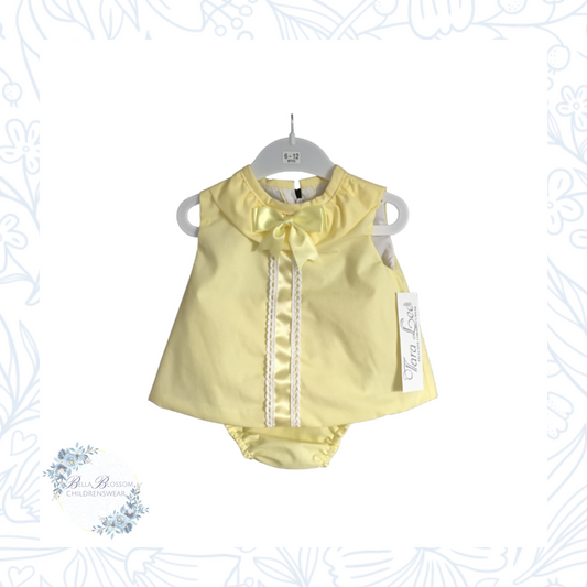 Yellow Frill Dress and Bloomers
