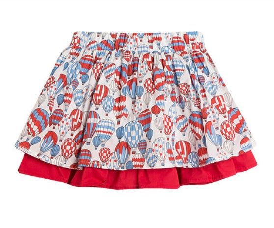 Balloon Printed Skirt