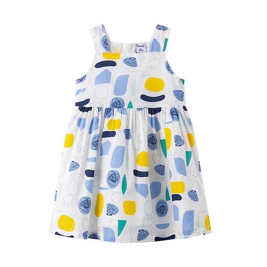 girls print strap dress