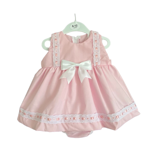Pink Dress with Bow 