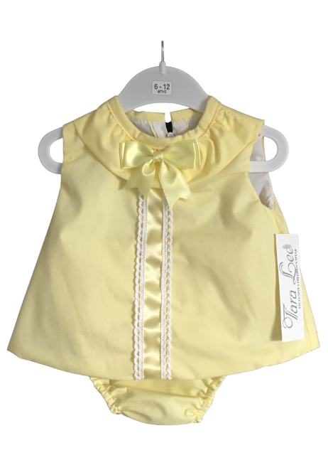 Yellow Frill Dress and Bloomers